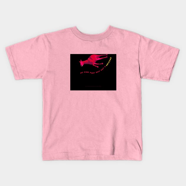 My Pink Pony Was Not A Unicorn Kids T-Shirt by Abby Anime